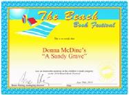 The Beach Book Festival Honorable Mention A Sandy Grave